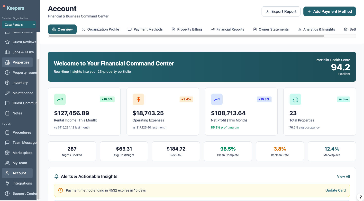 Financial Command Center
