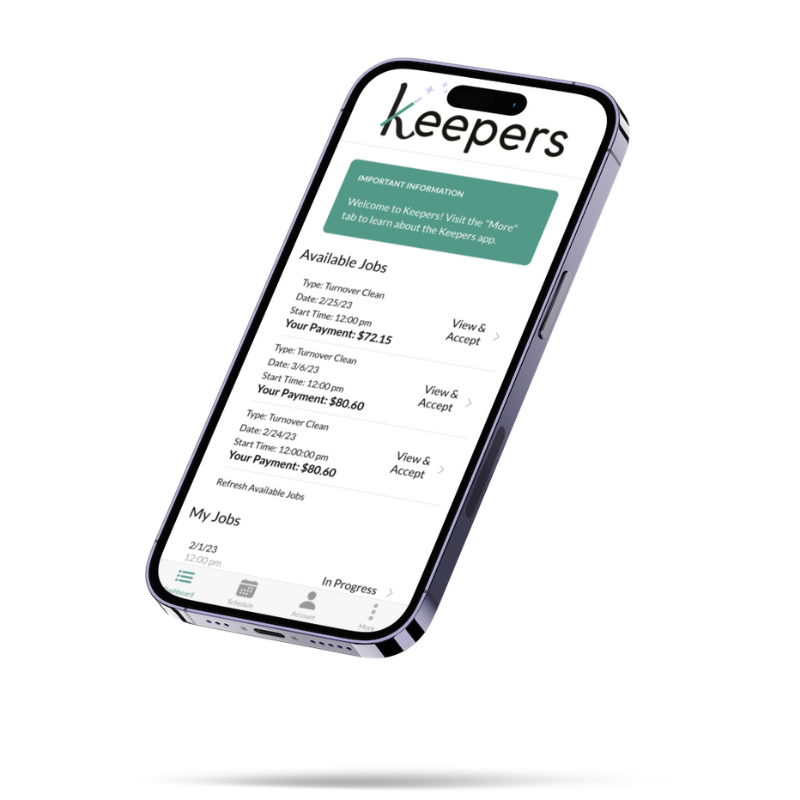 keepers housekeeping app 